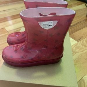 Brand new toddler pink UGG rain boots size 11